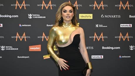Rafael Urquízar, el diseñador del vestido negro y oro de Melody: &quot;He salido de mi zona de confort&quot;