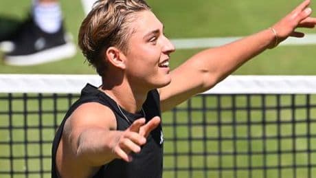Justin Engel beim Tennis-Turnier in Stuttgart: Auf den Spuren von Boris Becker