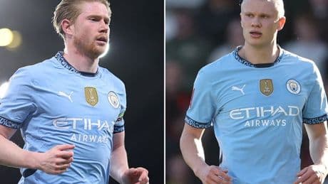 Erling Haaland's reaction to Kevin De Bruyne on Man City return speaks volumes