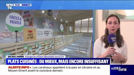 "Il y a des améliorations dans la composition" des plats cuisinés, explique Selma Amimi (CLCV)