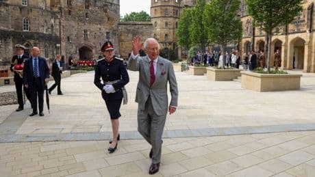 König Charles: Strahlender Besuch von Lancaster Castle