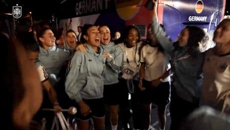 Así celebraron las jugadoras de España el pase a la final de la Eurocopa