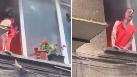 Alevlerin arasında kalmıştı! Yaralı kadından haber var