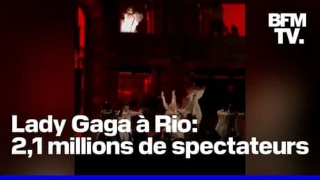 Lady Gaga réunit 2,1 millions de spectateurs pour un méga concert à Rio