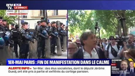Socialistes "attaqués" dans le cortège parisien du 1er-mai: "Des plaintes ont été déposées", affirme Lamia El Aaraje (adjointe à la mairie de Paris)