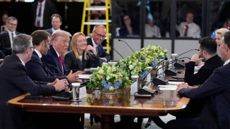 Theater, ein Brief und ein Deal: Die Tricks der Europäer beim Trump-Besuch
