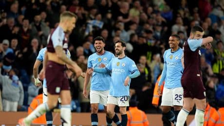 Unlikely hero snatches late winner as Man City gain edge over Aston Villa in UCL race
