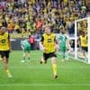 Fußball-Bundesliga: BVB gewinnt Borussen-Duell und behält Europa im Blick