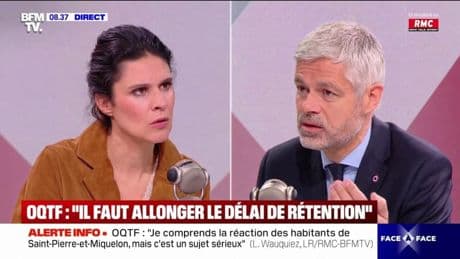Laurent Wauquiez: "La semaine dernière, cinq OQTF extrêmement dangereux se sont évadés de Marseille (...) On serait à Saint-Pierre-et-Miquelon, en cinq minutes, on les aurait arrêtés"