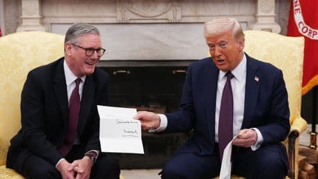 Tariffs slashed as historic UK-US trade deal between Starmer and Trump comes into effect