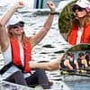Oar-kward! Emma Watson swaps Rowling for rowing as she lands role coxing her Oxford college team... but gets trounced