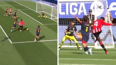 Los golazos de un alevín del Athletic en LaLiga FC Futures