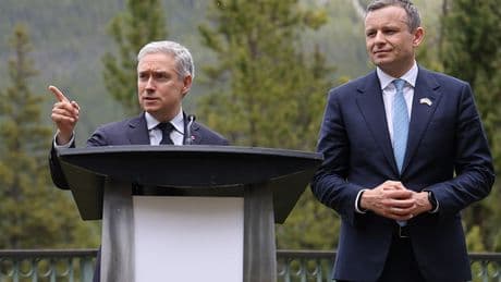 In peaceful Banff Rockies, Canada vows to help rebuild war-battered Ukraine