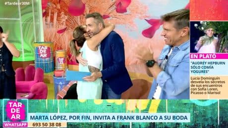 Marta López cambia de opinión e invita a Frank Blanco a su boda: &quot;Mi madre me ha regañado&quot;