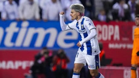Juan Cruz, en pleno pulso con el Leganés