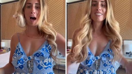 Stacey Solomon’s heatless curlers are so good they preserved her blowdry at a waterpark