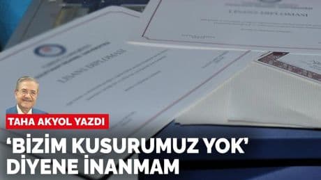 Taha Akyol yazdı: Diploma skandalı ve yargı