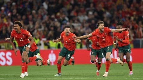 Portugal 2 Spain 2 (5-3 pens): Tearful Cristiano Ronaldo, 40, wins third international trophy as Morata misses penalty