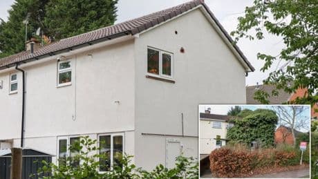 ‘Eyesore’ home swallowed by trees for 40 years finally cleared