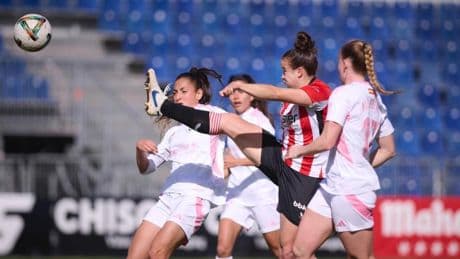 El Athletic se queda a tres del Atlético tras hacer tablas ante el Madrid CFF