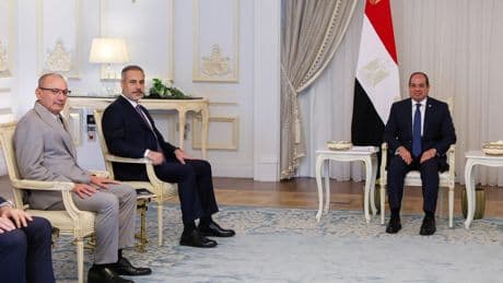 Bakan Fidan, Sisi ile görüştü