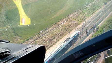 Así se organizó el rescate de los trenes durante el apagón: un helicóptero del 112 fue clave para localizarlos