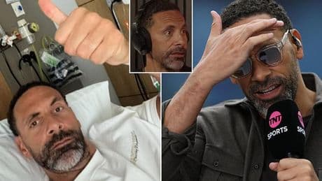 Rio Ferdinand breaks silence on health scare that left him hospitalised and feeling like his 'eyes were going to pop out' as he missed Man United and Arsenal punditry duty