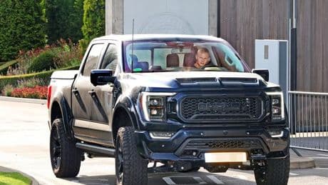 Erling Haaland leaves Man City training in new £200k monster truck to add to fleet of cars