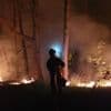 Brand woedt sinds vannacht op militair domein in Leopoldsburg: 2 hectare bos en heide verwoest