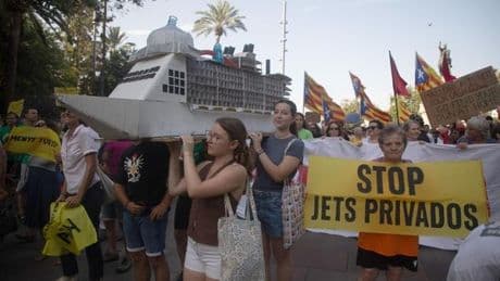 Erneut großer Protest gegen Massentourismus auf Mallorca