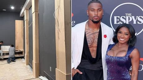 Simone Biles reveals her and Jonathan Owens' Texas mansion is STILL not complete after two years of work