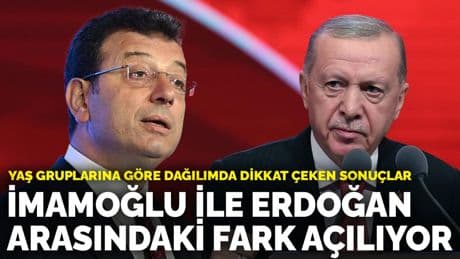 İmamoğlu ile Erdoğan arasındaki fark açılıyor: Yaş gruplarına göre dağılımda dikkat çeken sonuçlar