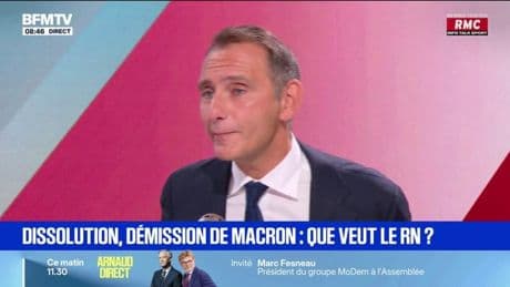 Laurent Jacobelli (RN): "La meilleure des solutions, c'est le départ d'Emmanuel Macron"