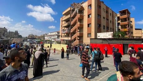 At least 15 killed including journalists as Israel strikes hospital in Gaza, health ministry says
