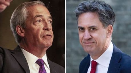 Ed Miliband admits he could lose seat to Nigel Farage's Reform UK