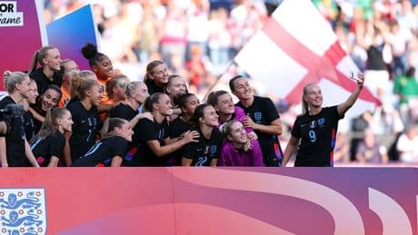 England ‘put on a show’ and send message to rivals in Euro 2025 send-off