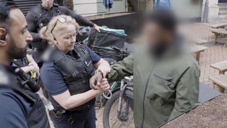 Hundreds of food delivery drivers arrested to stop asylum seekers working