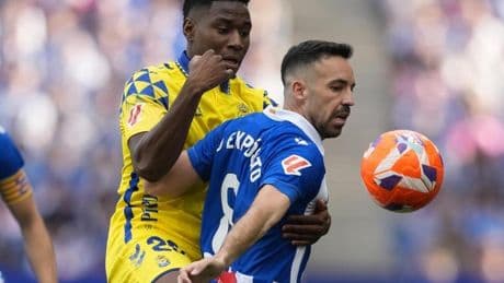 El Espanyol garantiza su presencia en Primera un año más, al ganar a Las Palmas