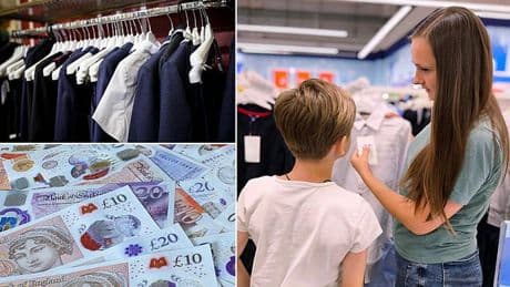 One in three parents will buy second hand uniforms in bid to cut sky-high back-to-school costs