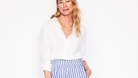 Boden trousers with 'smoothing' waistband fly off the shelves as they're cut by 50%
