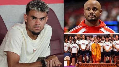 Luis Diaz leaves Liverpool's pre-season camp in Japan as he jets off to Munich to seal £65.6m Bayern move