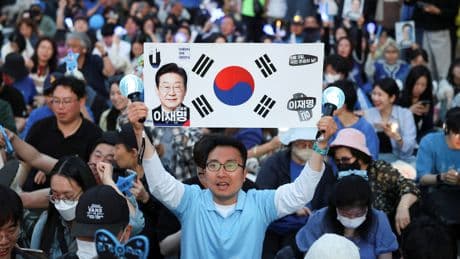 Los sondeos dan la victoria al liberal Lee Jae-myung en las elecciones de este martes en Corea del Sur