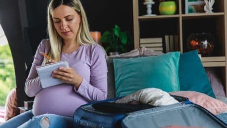 Modern mums pack luxury items in hospital bags for a stylish birth experience