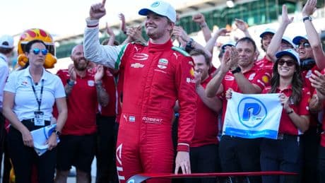 Israeli-born, Russia-raised Indy 500 pole winner Robert Shwartzman calls for peace around the world