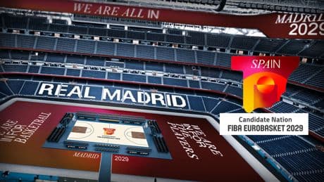 El baloncesto FIBA tuvo un sueño: jugar en el Santiago Bernabéu