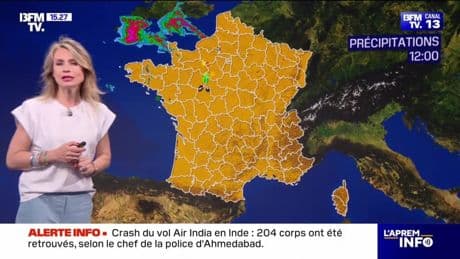 La météo pour ce vendredi 13 juin 2025