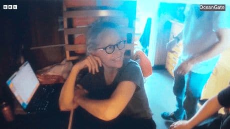 Moment Titan submersible imploded captured in footage showing tragic reaction of Oceangate boss's wife