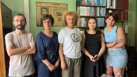 KESK TİS öncesi ziyaretlerini sürdürüyor: Evrensel'in Ankara bürosuna ziyaret