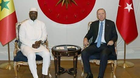 Cumhurbaşkanı Erdoğan, Senegal Başbakanı Ousmane Sonko'yu kabul etti