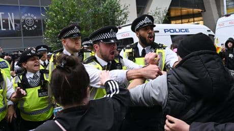 What to Know About the Protests Outside U.K. Hotels Housing Asylum Seekers
